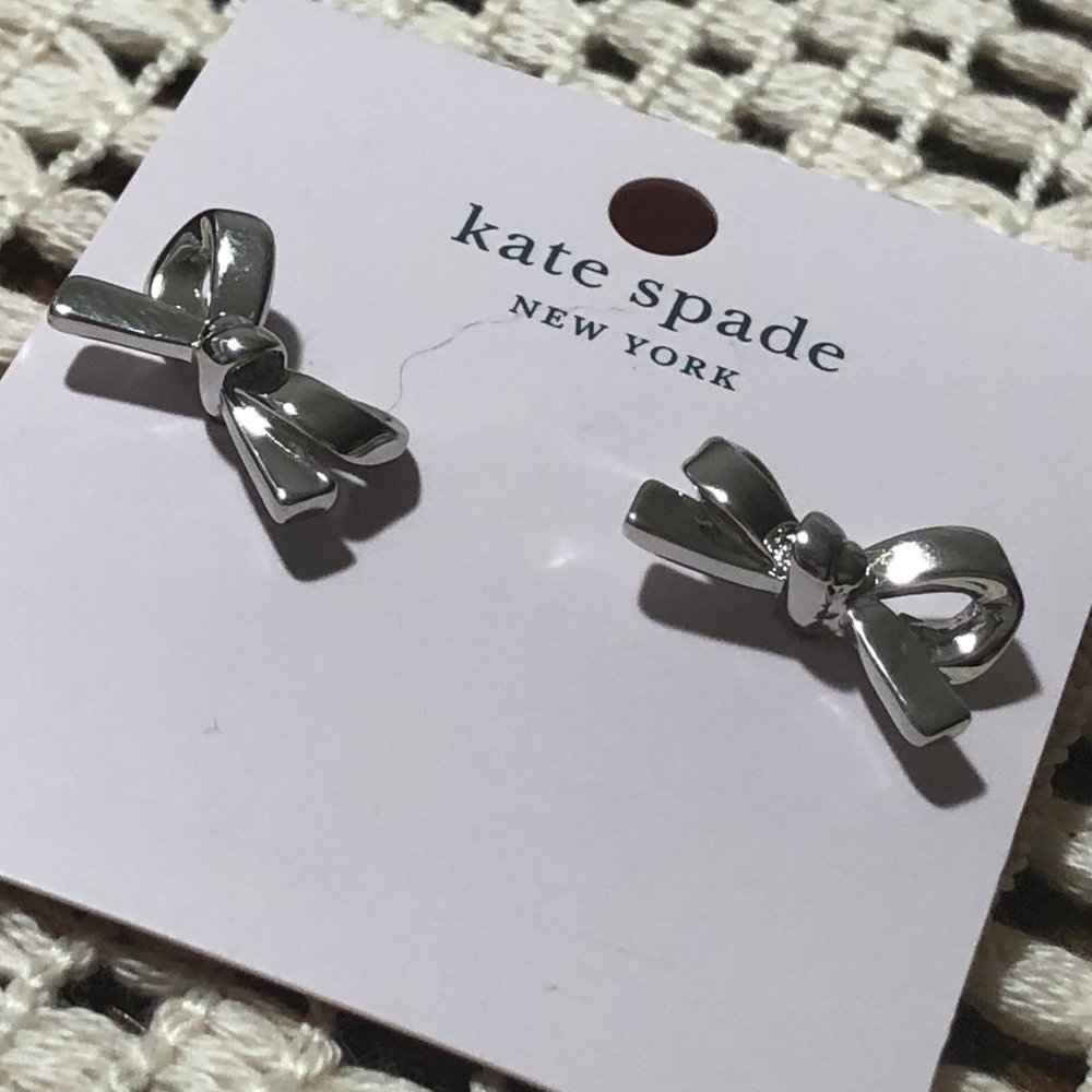 skinny mini bow studs by Kate Spade. - Picture 15 of 16